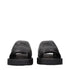 Burberry Black Leather Slippers Sandals